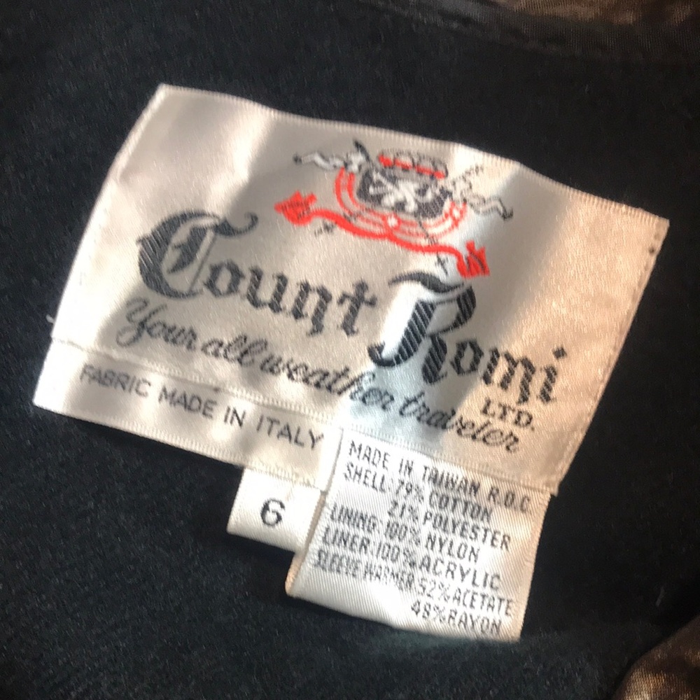Count Romi Olive Animal Print Metallic Removable Inner Liner Trenca 6 fits L/XL - Picture 11 of 11